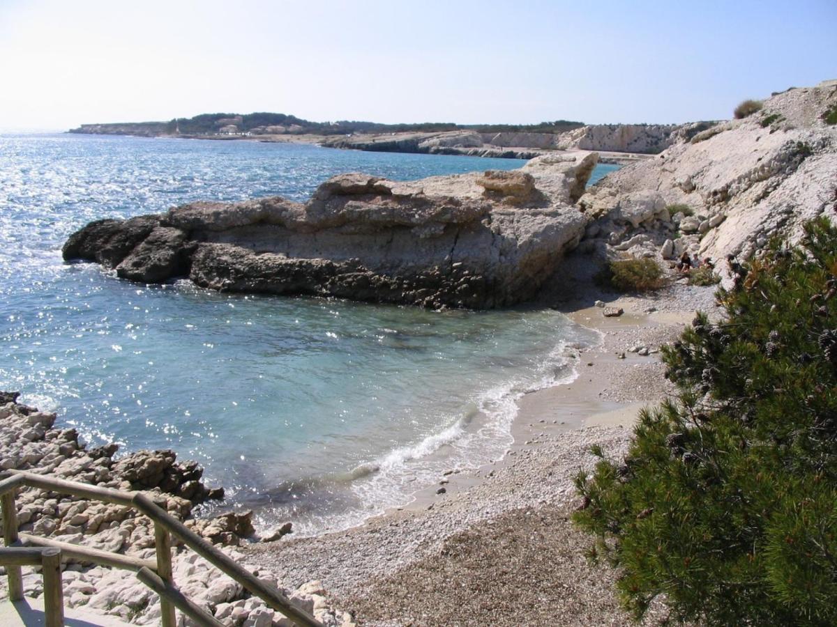 Sea, Sweet & Sun - Vue Sur Mer - T3 - Plage Commerce Et Port A Pieds Sausset-les-Pins Extérieur photo